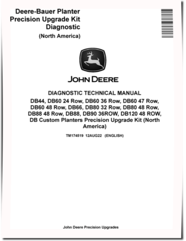 John Deere-Bauer Planter Precision Upgrade Kits (North America) Diagnostic Manual (TM174519)