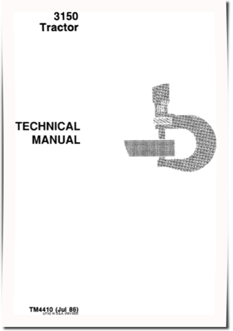 John Deere 3150 Tractors Technical Manual (TM4410)