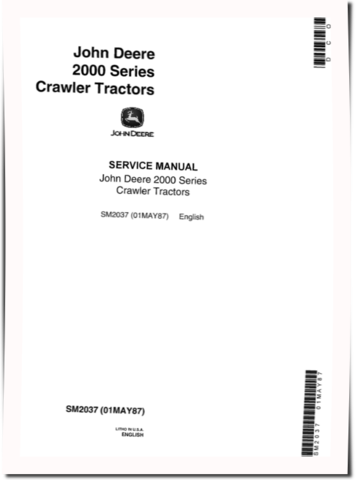 John Deere 2010 (SN: 042001-) Crawler Tractors Service Manual (sm2037)