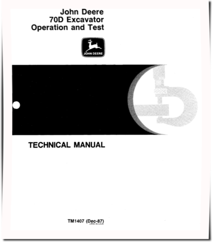 John Deere 70D Compact Excavators Operation and Test Manual (tm1407)