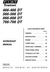 Fiat 466, 466DT, 566, 566DT, 666, 666DT, 766, 766DT Tractor Service Manual (6035422800)