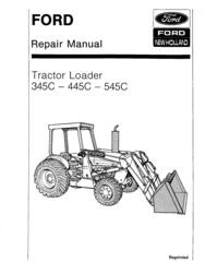 Ford 345C, 445C, 545C Tractor Loader Service Repair Manual (SE4281)