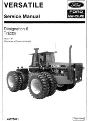 New Holland Ford Versatile 836, 846, 876, 936, 946, 956, 856, 976 4WD (Designation 6) Tractors Service Manual