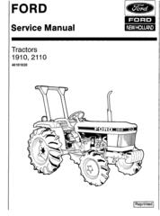 Ford 1910, 2110 Tractor Service Repair Manual (SE4370)