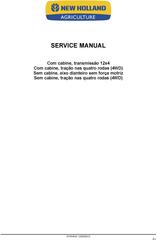New Holland TL60E, TL75E, TL85E, TL95E Latin American tractors MY2013 Service Manual