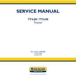 New Holland TT4.80, TT4.90 Tractor Service Manual