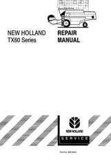 New Holland TX60, TX62, TX63, TX64, TX65, TX66, TX67, TX68 Combines Service Manual