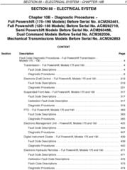 New Holland TM120/125/130/140/150/155, TM175-TM190 Tractor Fault Codes Diagnostic Service Manual
