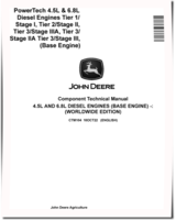 Powertech 4045, 6068  Tier1/Stage I, Tier2/Stage II, Tier3/Stage IIIA, Tier3/Stage IIA Tier3/Stage III Diesel Engines (Base Engine) Component Technical Manual (CTM104)
