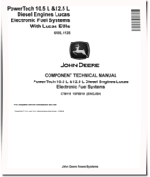 Powertech 6105 and 6125 Tier 1 Diesel Engines Electronic Fuel System with Lucas EUIs Technical Manual (CTM115)