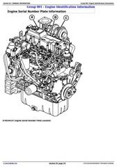 CTM116319 - John Deere Yanmar 4TNV94CHT Diesel Engine (Interim Tier 4/Stage IIIB) Technical Manual