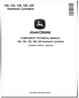 John Deere 100, 120, 125, 185 and 225 Series Hydraulic Cylinders Component Technical Manual (CTM120519)