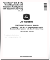 Powertech 6068, 6081 Diesel Engines Engines Level 3 Electronic Fuel Systems with Bosch In-Line Pump Technical Manual (CTM134)