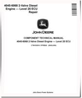 Powertech 4045 and 6068 - Level 25 ECU Diesel Engines (Tier 3/ Stage IIIA) Component Technical Manual (CTM152819)