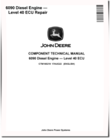 Powertech 6090 Diesel Engines- Level 40 ECU (Tier 4/ Stage V) Component Technical Manual (CTM165219)