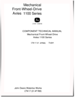 John Deere 1100 Series Front Wheel Drive Axles Component Technical Manual (CTM17)