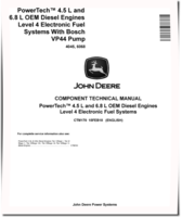 Powertech 4045, 6068 Diesel Engines Level 4 Electronic Fuel Systems With Bosch VP44 Pump Technical Manual (CTM170)