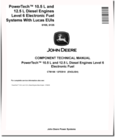 Powertech 6105, 6125 Diesel Engines Level 6 Electronic Fuel Systems with Lucas EUIs (Tier 2) Technical Manual (CTM188)