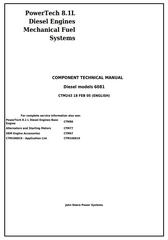 CTM243 - PowerTech 6081 Diesel Engines Mechanical Fuel Systems Diagnostic and Repair Service Manual