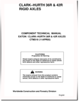 Clark-Hurth HD519SP, HD719SS, HS415SM, HS515SP and HS716SQ Rigid Axles Component Technical Manual (CTM319)