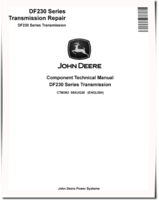 John Deere DF230 Series Transmissions Component Technical Manual (CTM362)