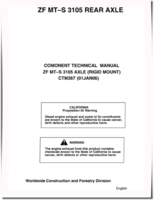 ZF-MULTITRAC MT–S 3105 Rear Axles Component Technical Manual (CTM367)