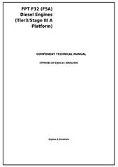 CTM408119 - John Deere FPT models F32 (F5A) Diesel Engines (Tier3/Stage III A Platform) Technical Manual