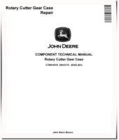 John Deere Rotary Cutter Gear Cases Component Technical Manual (CTM610519)