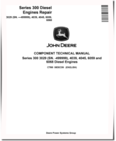Powertech 3029 (SN. before 499999), 4039, 4045, 6059, 6068 Series 300 Diesel Engines Technical Manual (CTM8)