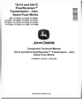 John Deere PowrReverser™ 12x12 and 24x12 Transmissions Component Technical Manual (CTM900519)