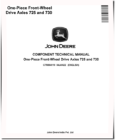 DANA 725 and 730 One-Piece Front Wheel Drive Axles Component Technical Manual (CTM904119)