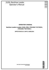 OMT357554X19 - John Deere 310SL Backhoe Loader Operator's Manual