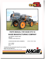 Hagie STS12i (SN: 017001-017500) Self-Propelled Sprayers Parts Catalog (PM493691)