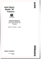 John Deere M Tractors Service Manual (SM2001)