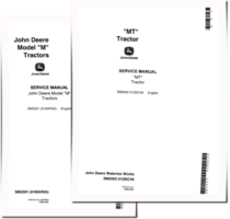 John Deere M and MT Tractors set of Service Manuals (SM2002)
