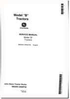 John Deere B, BN, BNH, BW and BWH Tractors Service Manual (SM2004)