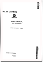 John Deere 55 Combines Technical Manual (SM2014)