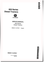 John Deere 80, 820 and 830 Diesel Tractors Service Manual (SM2021)