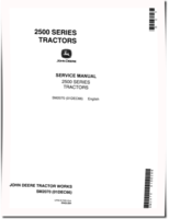 John Deere 2510 Row-Crop Tractors Service Manual (SM2070)