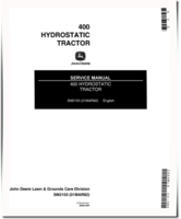 John Deere 400 Hydrostatic Lawn Tractors Service Manual (SM2103)