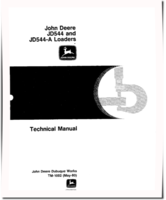John Deere 544 and 544A Wheel Loaders Technical Manual (TM1002)