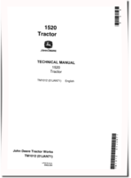 John Deere 1520 Tractors Technical Manual (TM1012)