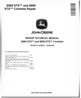 John Deere S560 and S690 Combines Repair Manual (TM102719)