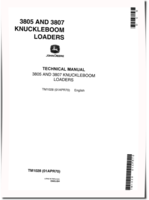 John Deere 3805 and 3807 Knuckleboom Log Loaders Technical Manual (TM1028)