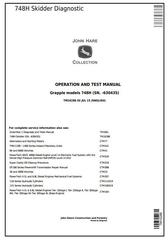 TM10286 - John Deere 748H (SN.-630435) Grapple Skidder Diagnostic, Operation and Test Service Manual