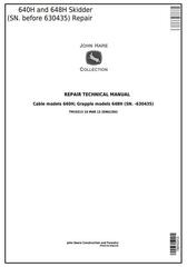 TM10313 - John Deere 640H and 648H (SN. before 630435) Skidders Service Repair Technical Manual