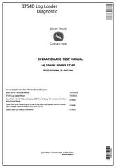 TM10335 - John Deere 3754D Log Loader Diagnostic, Operation and Test Service Manual