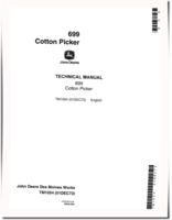 John Deere 699 Cotton Pickers Technical Manual (TM1054)