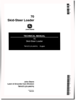 John Deere 70 Skid Steer Loaders Technical Manual (TM1072)