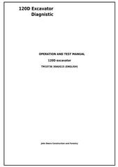 TM10736 - John Deere 120D Excavator Service Repair Manual (TM10737)